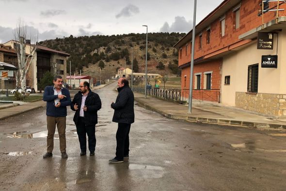 La Diputación de Teruel financiará las obras de mejora y adecuación de la travesía de Royuela