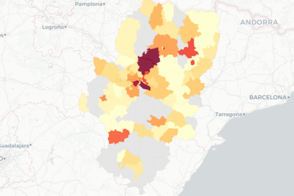 Teruel notifica 43 casos de covid, 9 menos que hace una semana