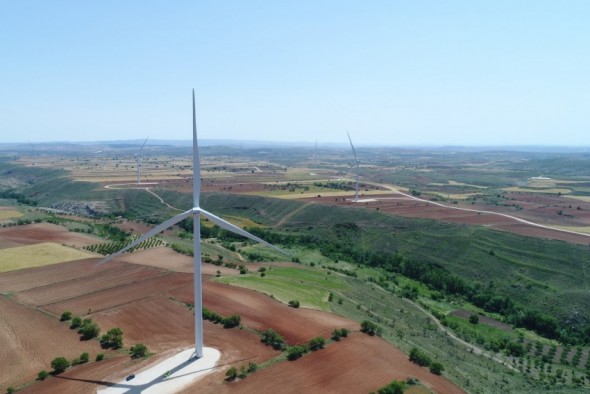 Proyectan cuatro plantas eólicas más en Alcañiz para suministrar electricidad a Barcelona