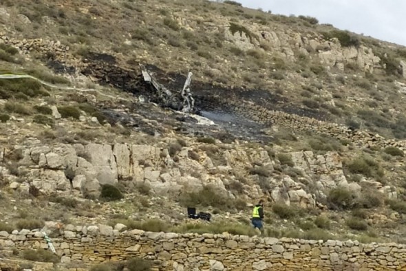 Toman muestras de ADN para identificar  a las víctimas del accidente de avioneta de Mosqueruela