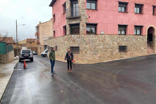 El Ayuntamiento de Teruel pavimenta las calles Amargura y La Placeta de Castralvo