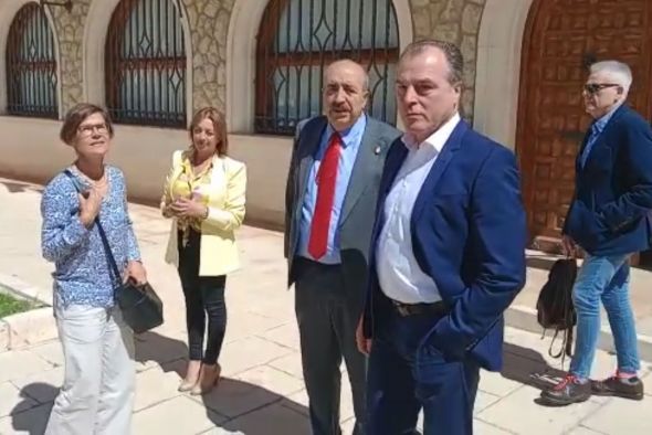 Clemens Tönnies, presidente de la mayor empresa cárnica de Europa, visita Calamocha para reiterar la firme voluntad de construir el matadero