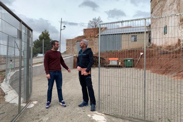 El Ayuntamiento de Teruel acondiciona una parcela municipal para crear un almacén en Valdecebro