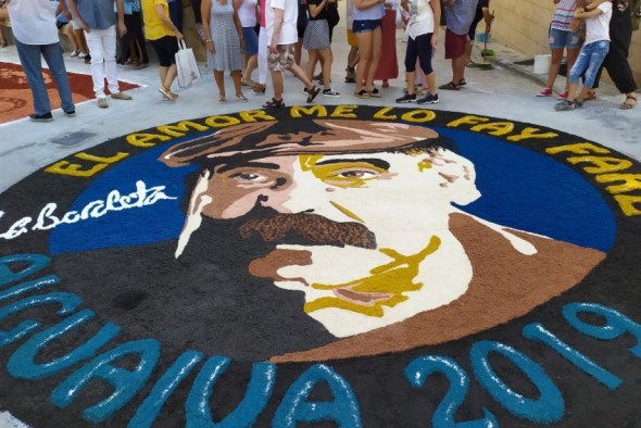 Las alfombras de Aguaviva regresarán a las calles tras los dos años de parón