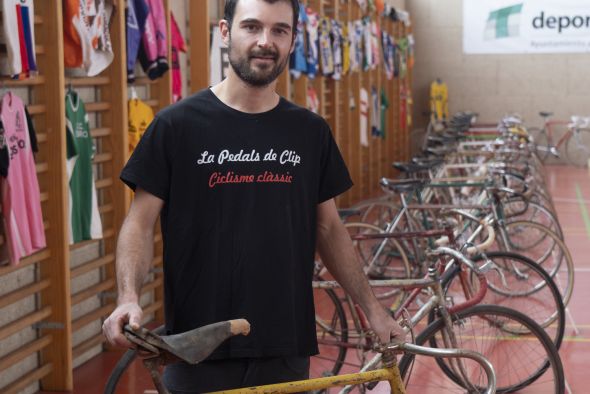 David Martín, mecánico y coleccionista de bicis clásicas: Hace tiempo que me rondaba la idea de hacer una exposición de mi colección y darla a conocer