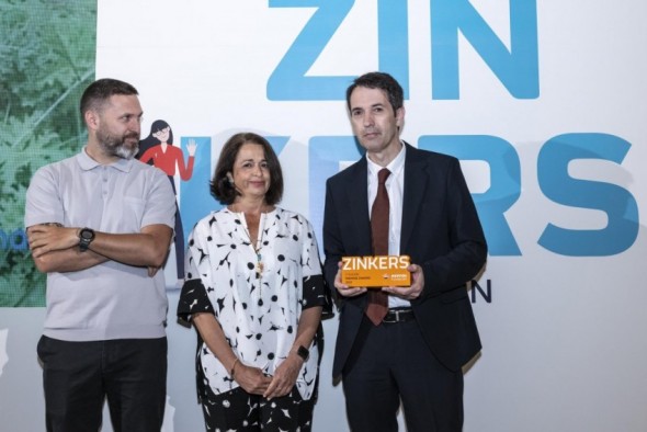 Los colegios Inmaculada de Alcañiz y Santa Ana de Calatayud ganan los premios Zinkers en Aragón con proyectos sostenibles