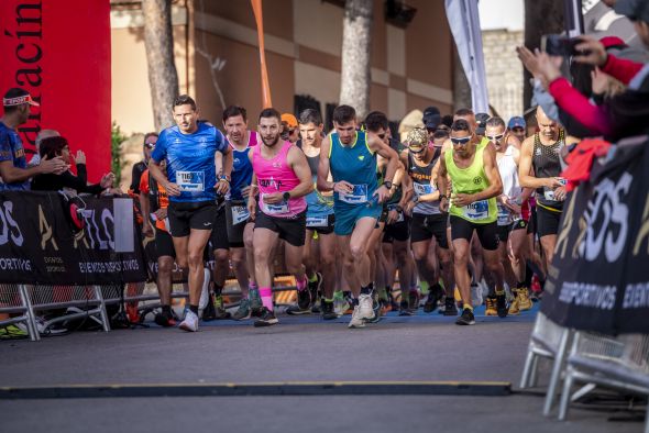 Marcado sabor turolense en el podio de la 22K Running en Bronchales