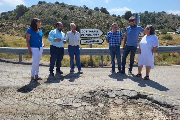 Diputación de Teruel invertirá 1.230.000 euros en reparar la pista que une la A-226 en Castellote con los barrios pedáneos