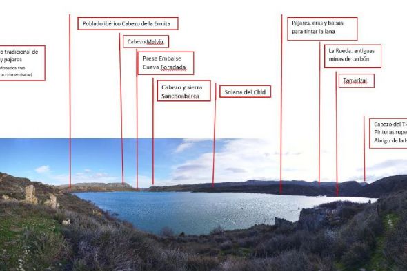 La Comarca Cuencas Mineras instalará un nuevo mirador en la cola del embalse Cueva Foradada