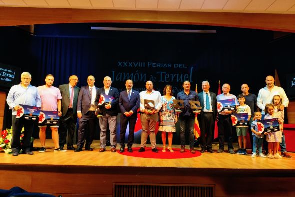 Una pieza de Jaelca curada durante 133 semanas en el secadero de Teruel gana el primer premio del Concurso de Calidad de la Feria del Jamón