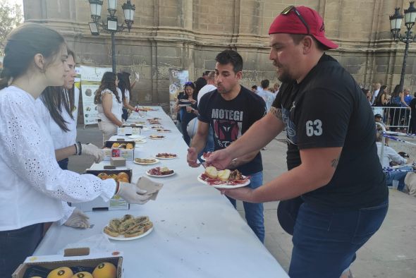 Los mejores productos de Teruel hacen las delicias en el evento gastrónomico del Gran Premio de MotoGP en Alcañiz