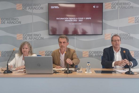 Aragón pone en marcha la vacunación covid-gripe para llegar al 75 % de cobertura en mayores de 65 años