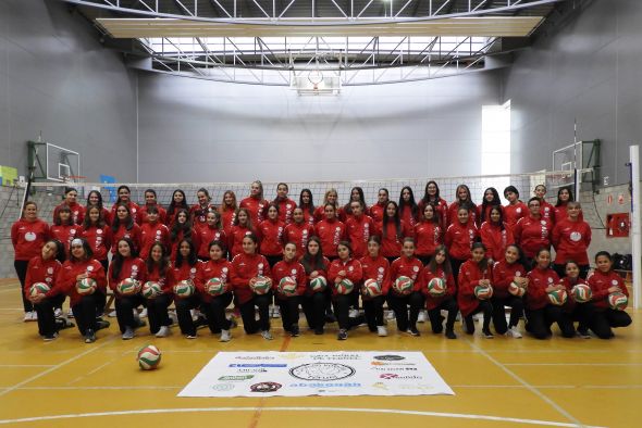 El Club Chomón Voleibol Teruel se presenta en sociedad