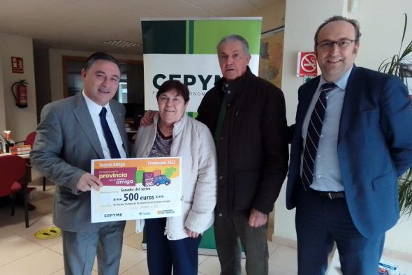 El premio de la Tarjeta Amiga recae en la localidad de Torrecilla de Alcañiz