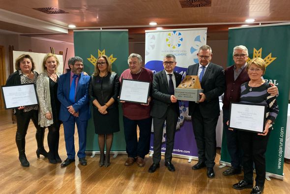 Secamora, Trufas Bertolín, Adoración Ríos y Caja Rural de Teruel, firmas y entidades premiadas por los empresarios de Gúdar-Javalambre