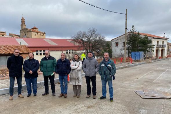 Las obras de mejora de la travesía de Orihuela del Tremedal conservarán el adoquinado