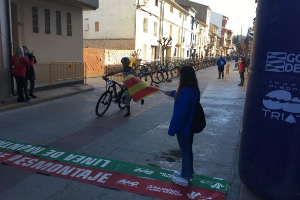 Híjar inaugura el calendario de 2023 con su Duatlón Cross