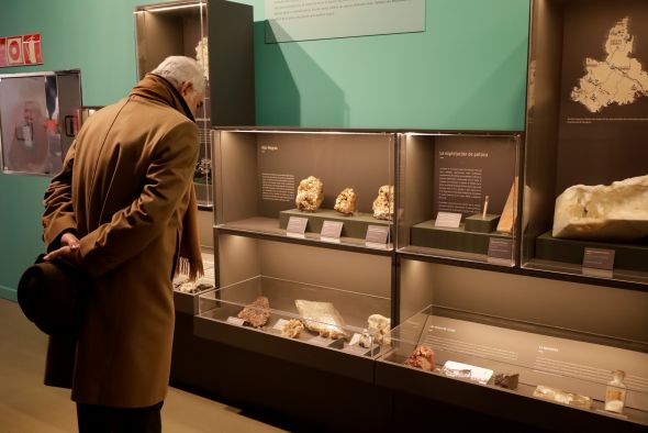 El espacio Minerales de Aragón exhibe piezas de Ojos Negros o Alcorisa