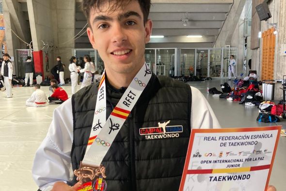 Ignacio Soriano, listo para el Campeonato de España de Taekwondo