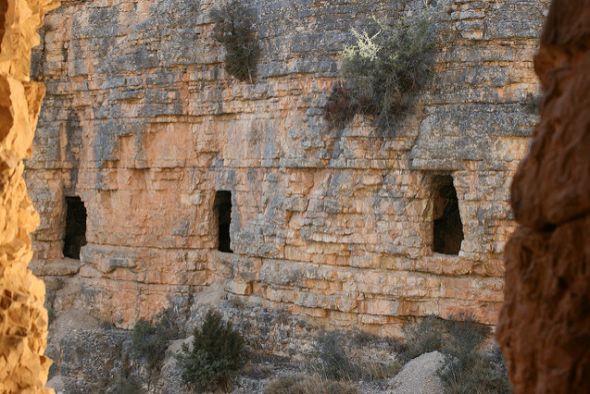 Una asociación decana en el ámbito de la recreación histórica se fija en el acueducto romano de Gea de Albarracín