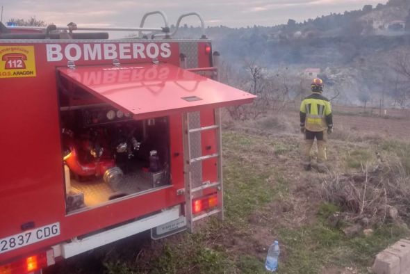 Investigado un hombre como autor del incendio del lunes en Calanda