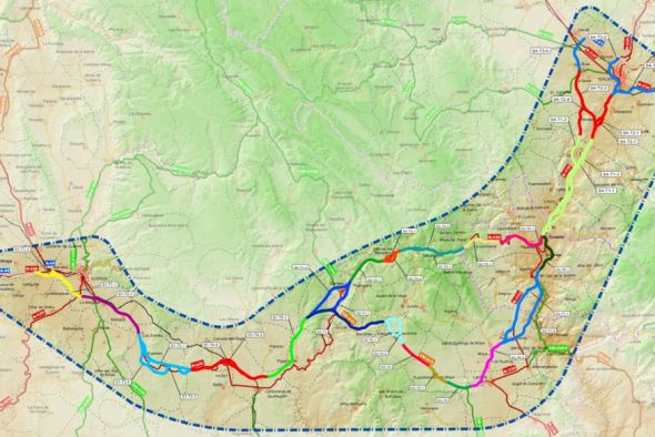 El Mitma aprueba provisionalmente el anteproyecto para estudiar la prolongación de la A-40 Teruel-Cuenca e inicia el trámite de información pública