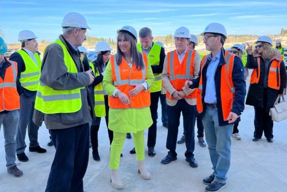 Las obras del nuevo hospital de Alcañiz cumplen plazos y alcanzan el 62% de ejecución