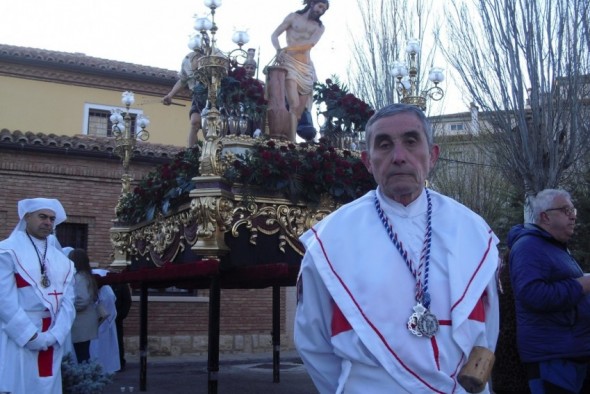 Manuel Alcalá, jefe de peana de la Hermandad de Jesús Atado a la Columna: “En las hermandades tienes que tener sentimiento y compromiso, porque si no, no hacemos nada”