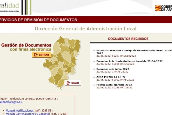 El Gobierno de Aragón tramita de oficio la devolución de 466.000 euros para ayuntamientos por el Fite 2017