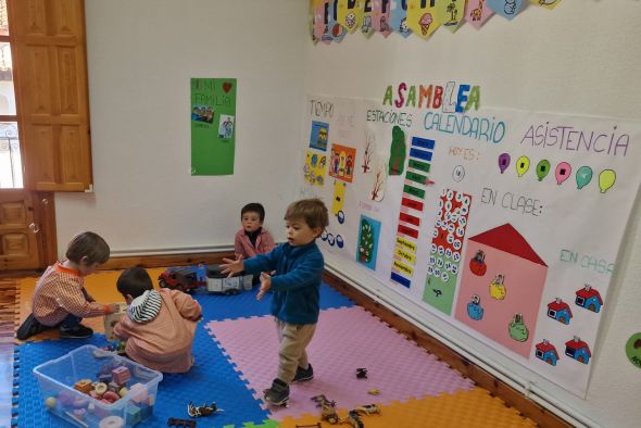 Orihuela del Tremedal estrena un Espacio de conciliación con cinco alumnos menores de tres años