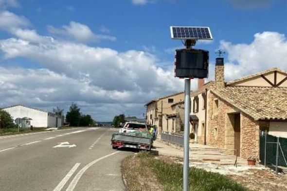 Gea de Albarracín, una de las cinco localidades donde se han instalados radares pedagógicos