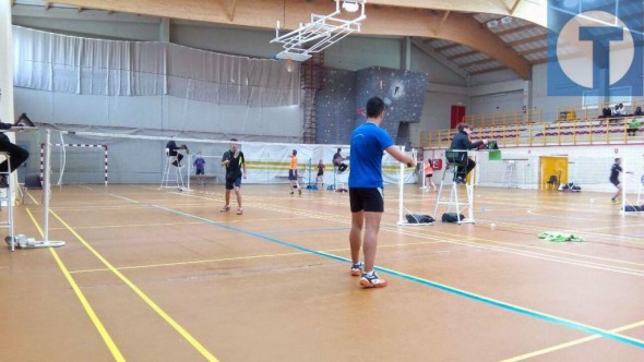 Samuel Gómez y Gema Liñares, subcampeones de Aragón de Bádminton