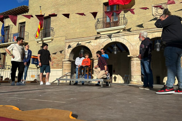 Actores de Las Bodas de Isabel participan en la recreación histórica del Homenaje a Guillem de Mont-Rodón en Monzón