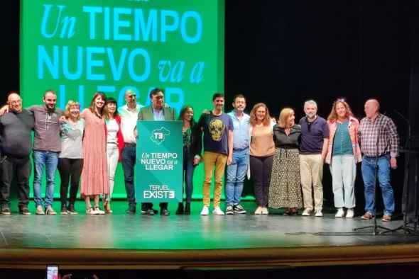 Teruel Existe defiende un Bajo Aragón fuerte, con tren y plataforma industrial