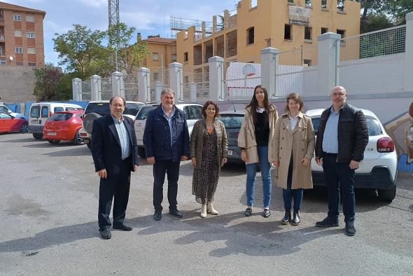 El PP propone un espacio verde y un parquin arbolado en  la calle Santa Amalia de Teruel