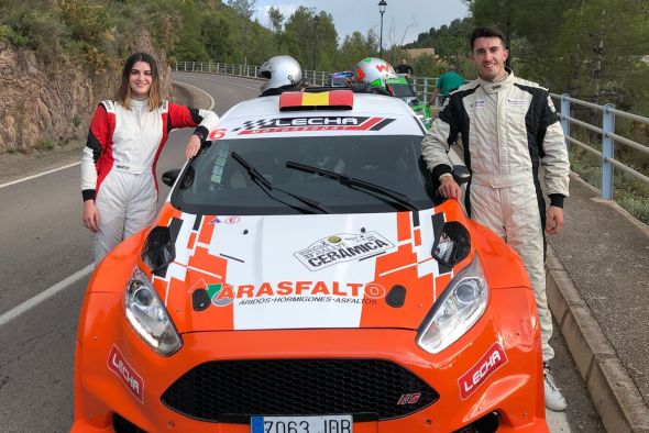 Destacada actuación de Adrián Lecha y Belén Maniega en la prueba del Campeonato de Aragón de Rallyes disputada en Castellón