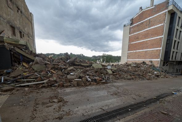 El Colegio de Arquitectos apunta a un fallo del terreno por una causa activa como posible desencadenante del colapso en la calle San Francisco