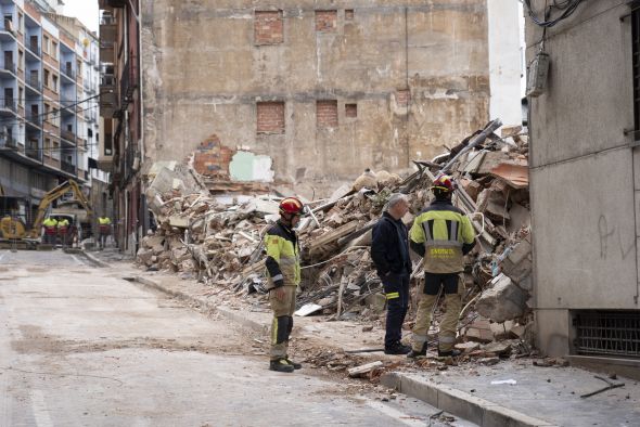 Urge la búsqueda de unas 30 viviendas para realojar a los afectados por el derrumbe durante al menos un año