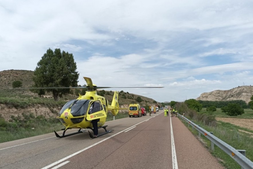 Herido grave un hombre de 67 años en un accidente de tráfico en la N-420 entre Villalba Baja y Cuevas Labradas