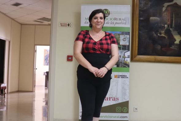 Sonia Lora, gerente del multiservicio rural de Cuevas Labradas: El multiservicio hace que el pueblo siga vivo porque un pueblo sin bar o tienda se muere