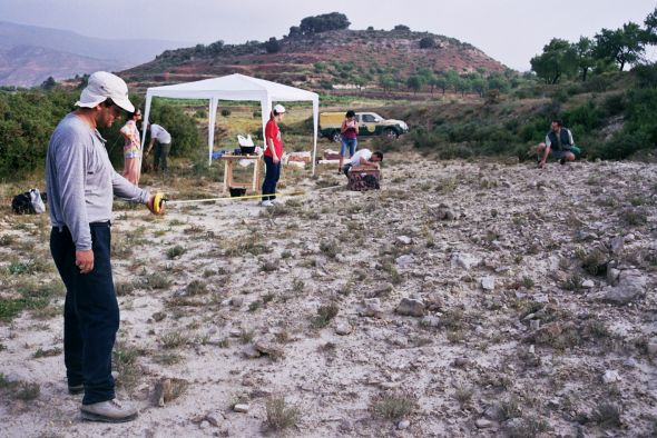 Se cumplen veinte años del comienzo de excavación en Riodeva del dinosaurio más grande de Europa