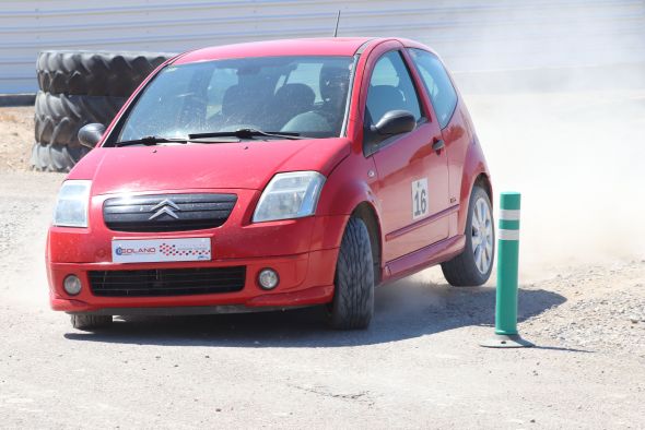 Duelo turolense por la victoria en el slalom de Borja