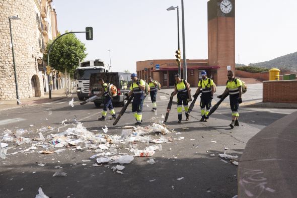 La alcaldesa de Teruel hace balance positivo de la Vaquilla y lamenta el fallecimiento del joven de La Iglesuela del Cid