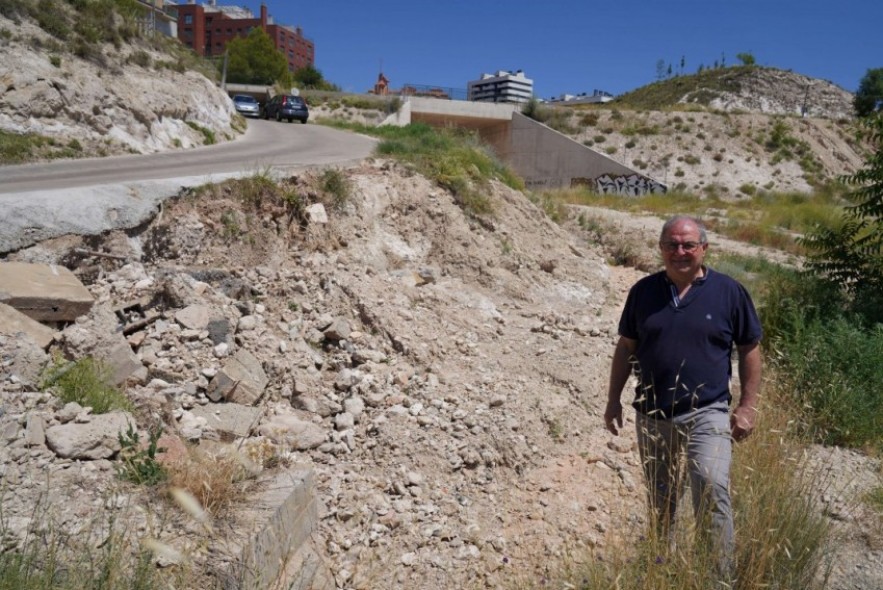 Teruel Existe pide que se estudie duplicar el colector de la cuesta de los Gitanos