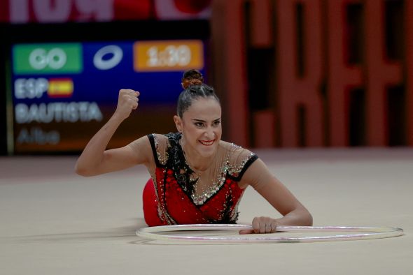 Alba Bautista termina en octava posición en la clasificación individual del Mundial de gimnasia rítmica