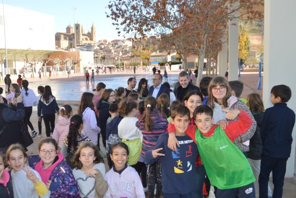 El 'Patio x el Clima' del colegio Juan Sobrarias de Alcañiz será una realidad a finales de año