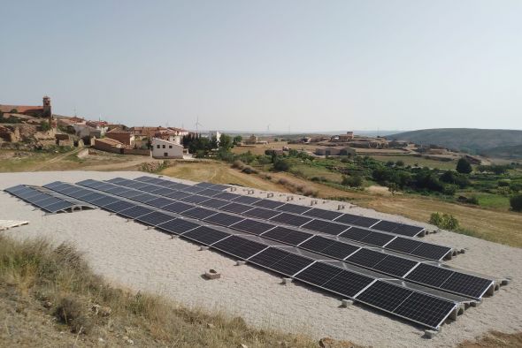 La comunidad energética local de Monforte de Moyuela, a la espera de conectarse a la red