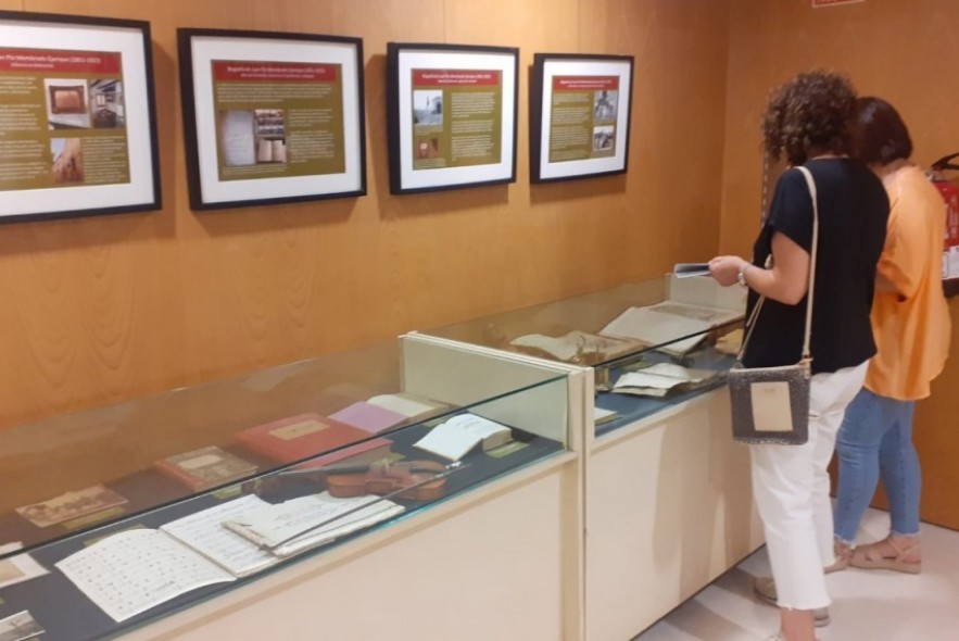 Un repaso al regeneracionismo bajoaragonés en la exposición sobre Juan Pío Membrado en la Biblioteca de Alcañiz