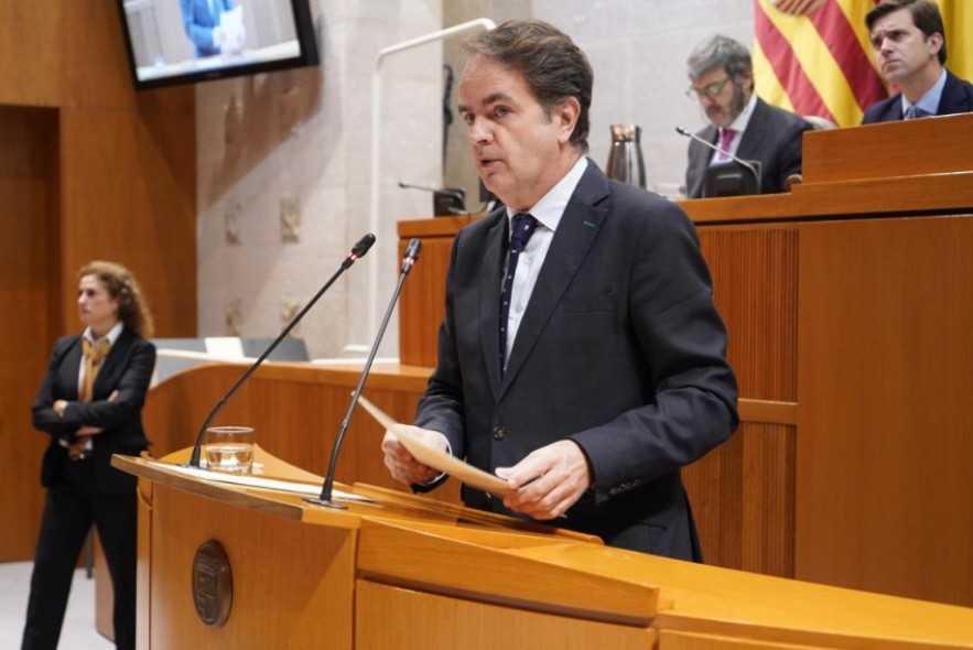 Las Cortes de Aragón aprueban el techo de gasto para 2024 con apoyo del PSOE, abstención de CHA y Podemos e IU en contra