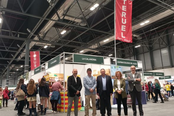 Nueve empresas turolenses promocionan los productos agroalimentarios de la provincia en la Ferie Biocultura en Madrid